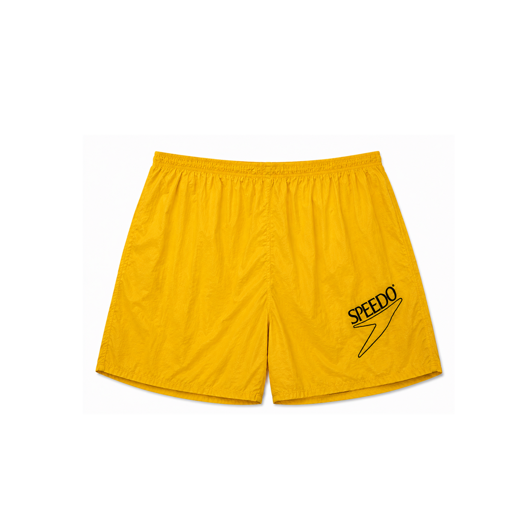 Vintage Speedo Yellow Crinkle Shorts