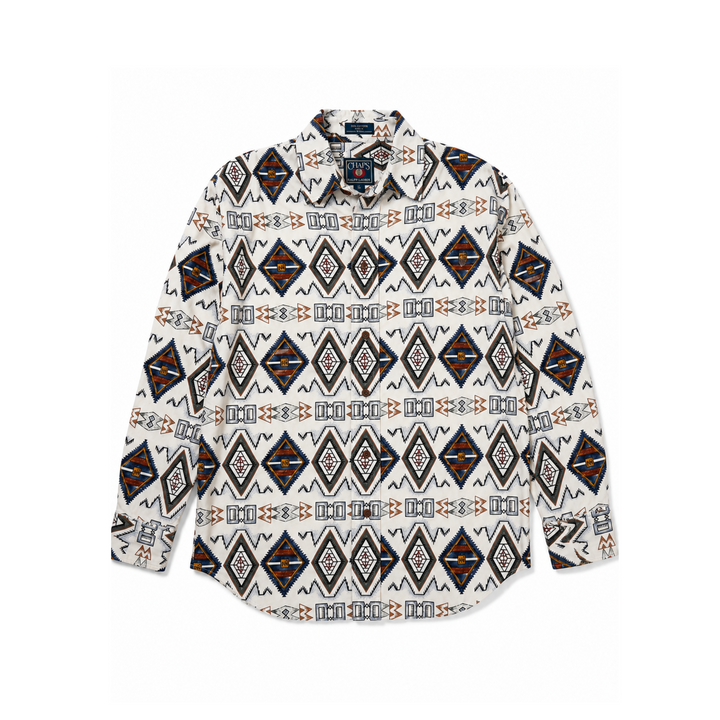 Chaps Ralph Lauren Tribal Long Sleeve Button Up