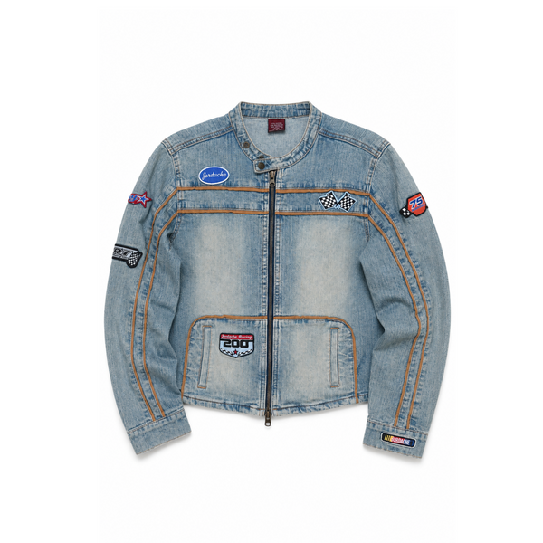 Vintage Jordache Patchwork Moto Jacket