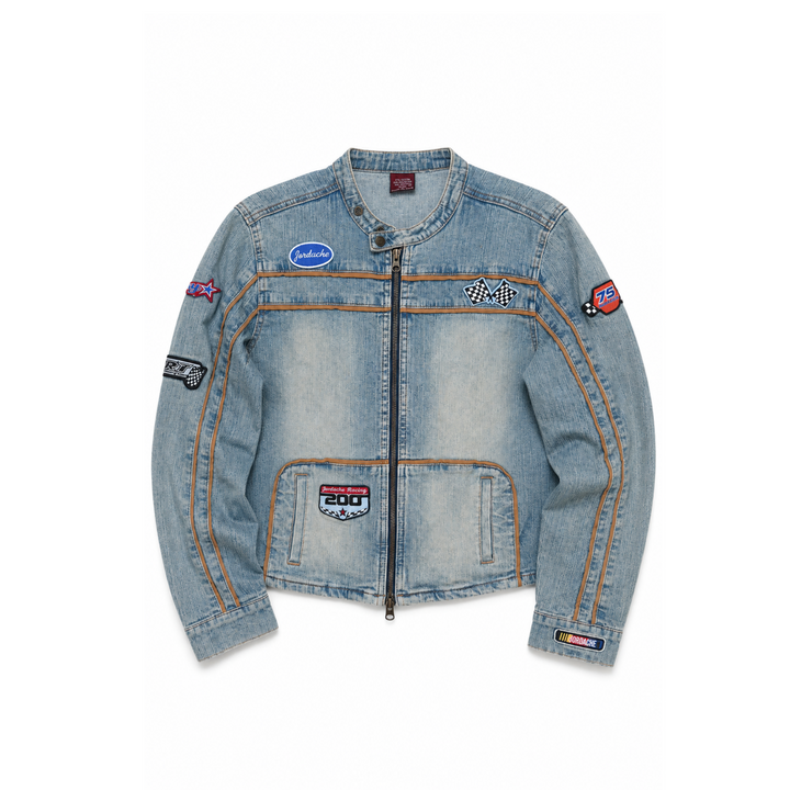 Vintage Jordache Patchwork Moto Jacket