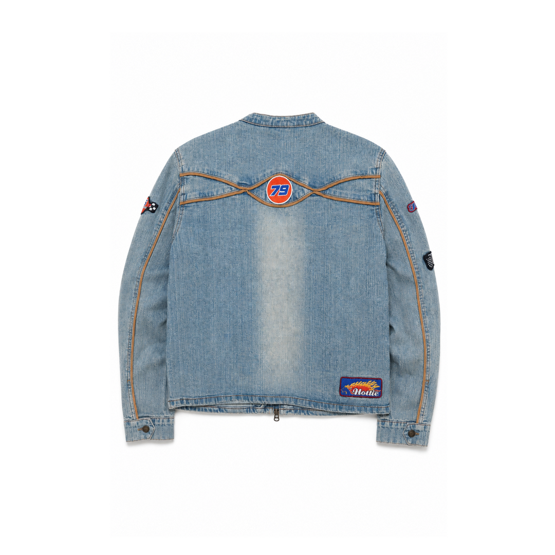 Vintage Jordache Patchwork Moto Jacket