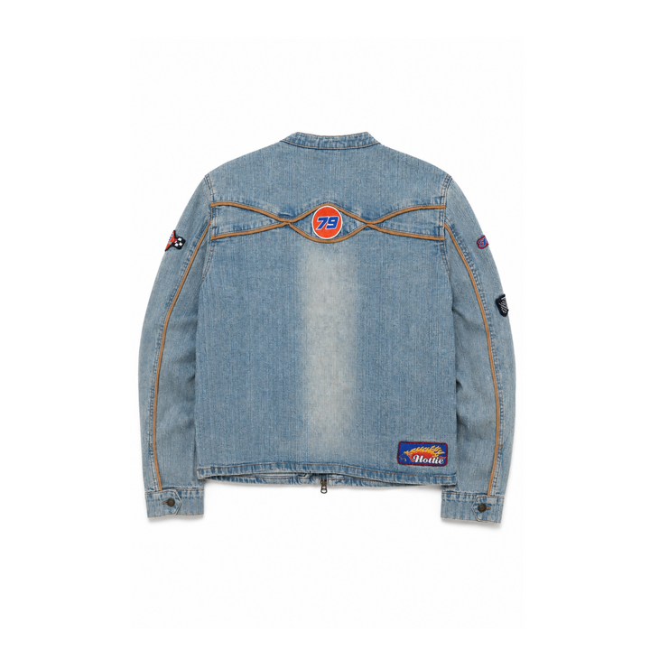 Vintage Jordache Patchwork Moto Jacket