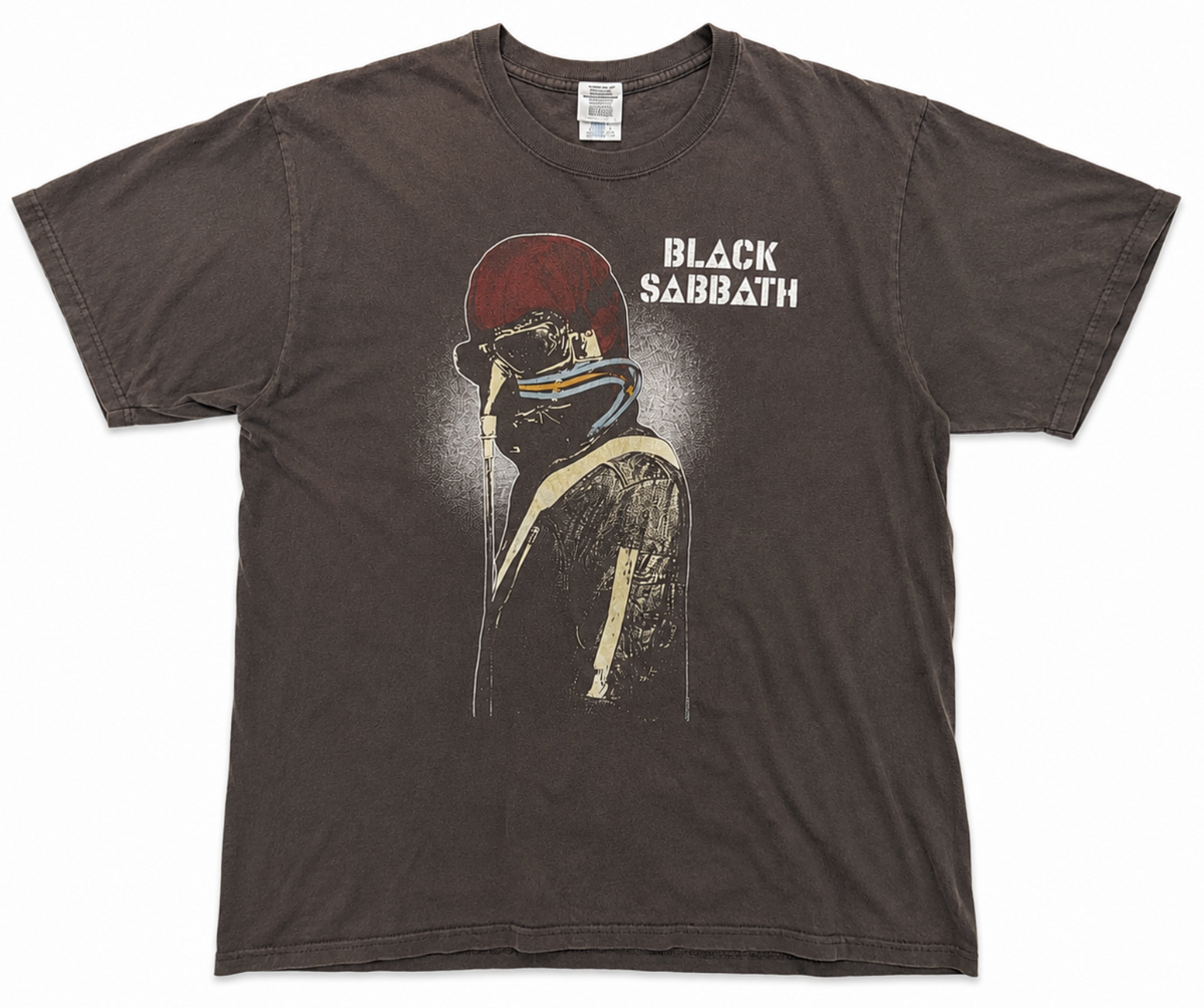 Vintage Black Sabbath 'Never Say Die' Light Brown T-Shirt
