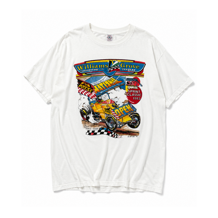 Vintage Williams Grove Speedway Graphic T-Shirt – 1993 Sprint Classic Tee