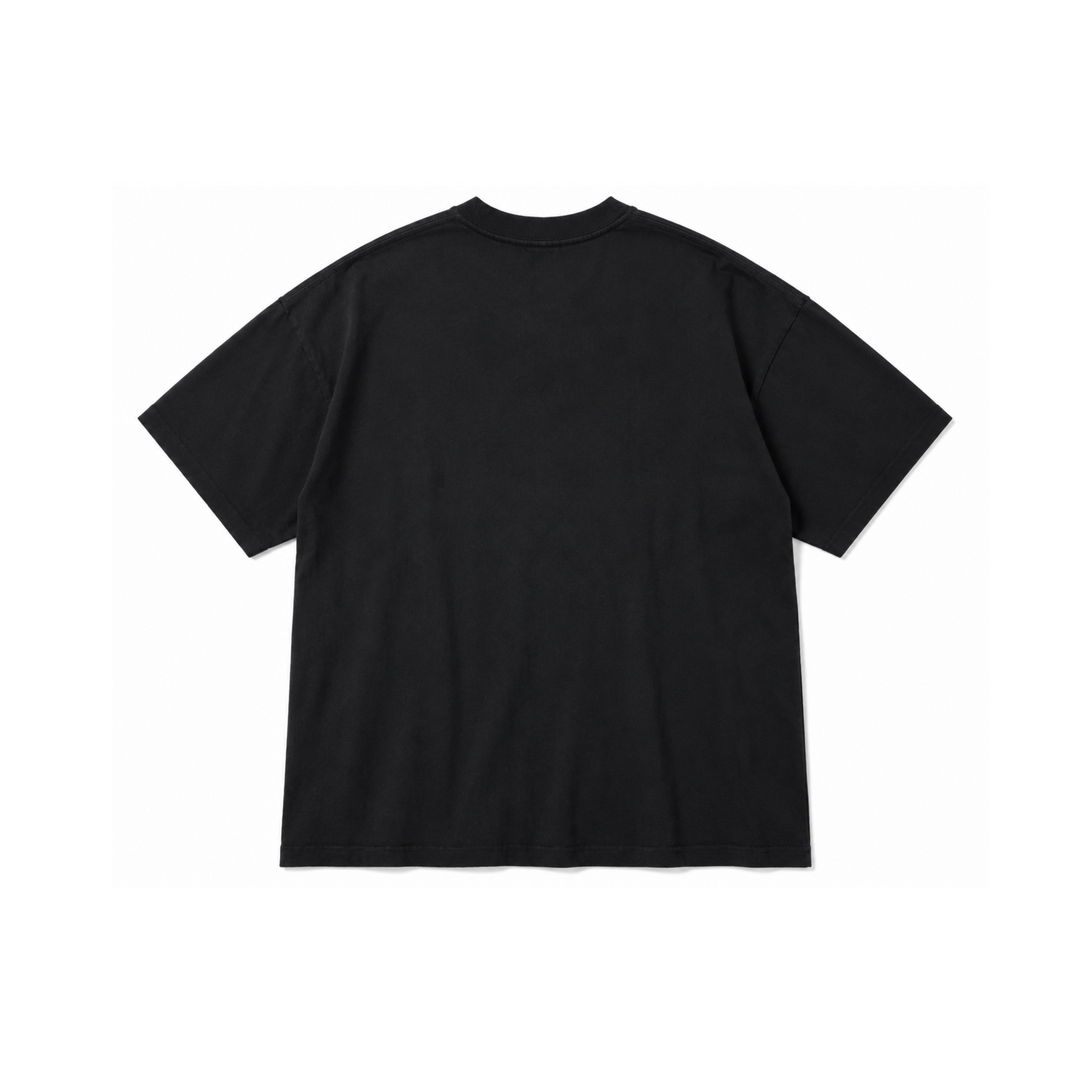 DNA Stitch Cropped T-Shirt - Carbon