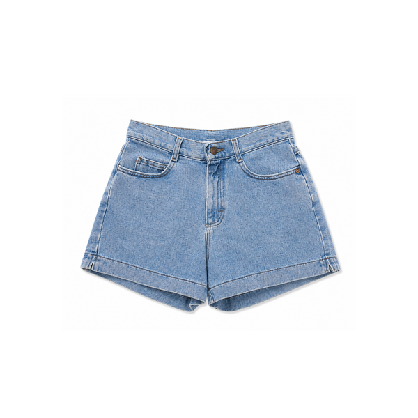 Lee Light Wash Vintage Cuffed Denim Shorts