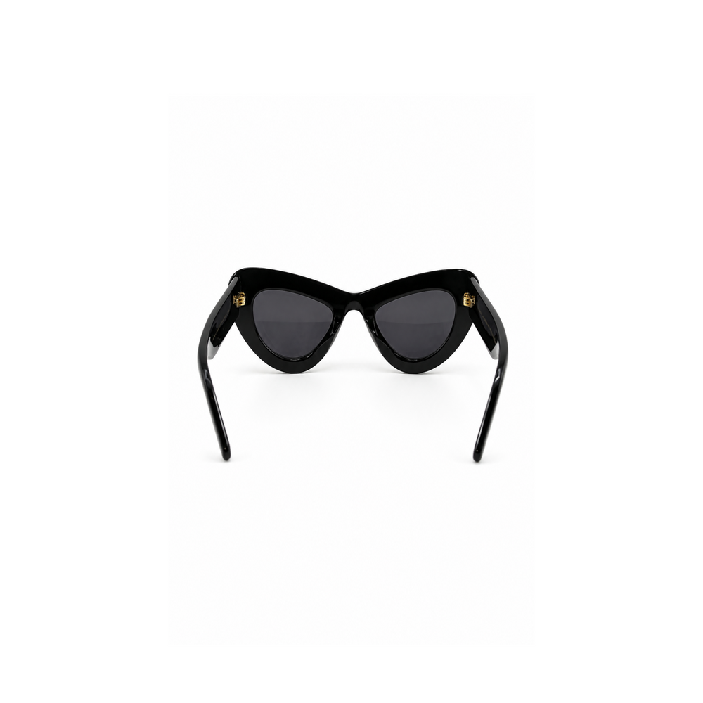 Marc Jacobs Black with Rainbow Sparkles Cat Eye Sunglasses