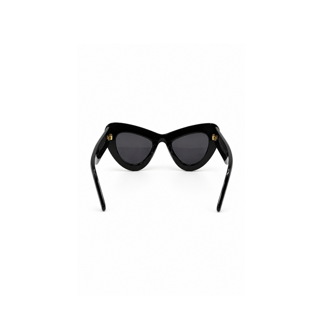 Marc Jacobs Black with Rainbow Sparkles Cat Eye Sunglasses