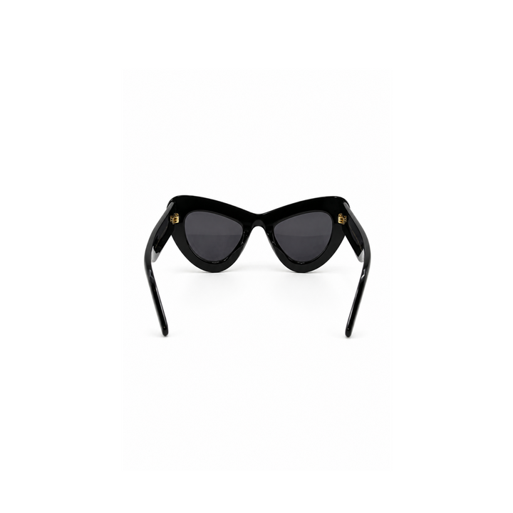 Marc Jacobs Black with Rainbow Sparkles Cat Eye Sunglasses