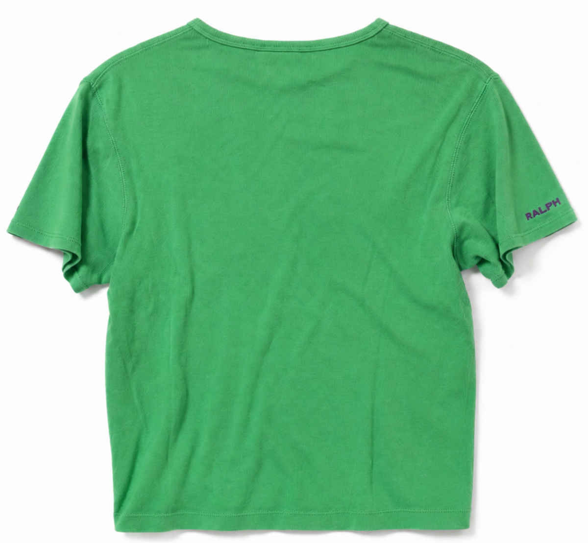 90s Green Cropped Polo Ralph Lauren T-Shirt