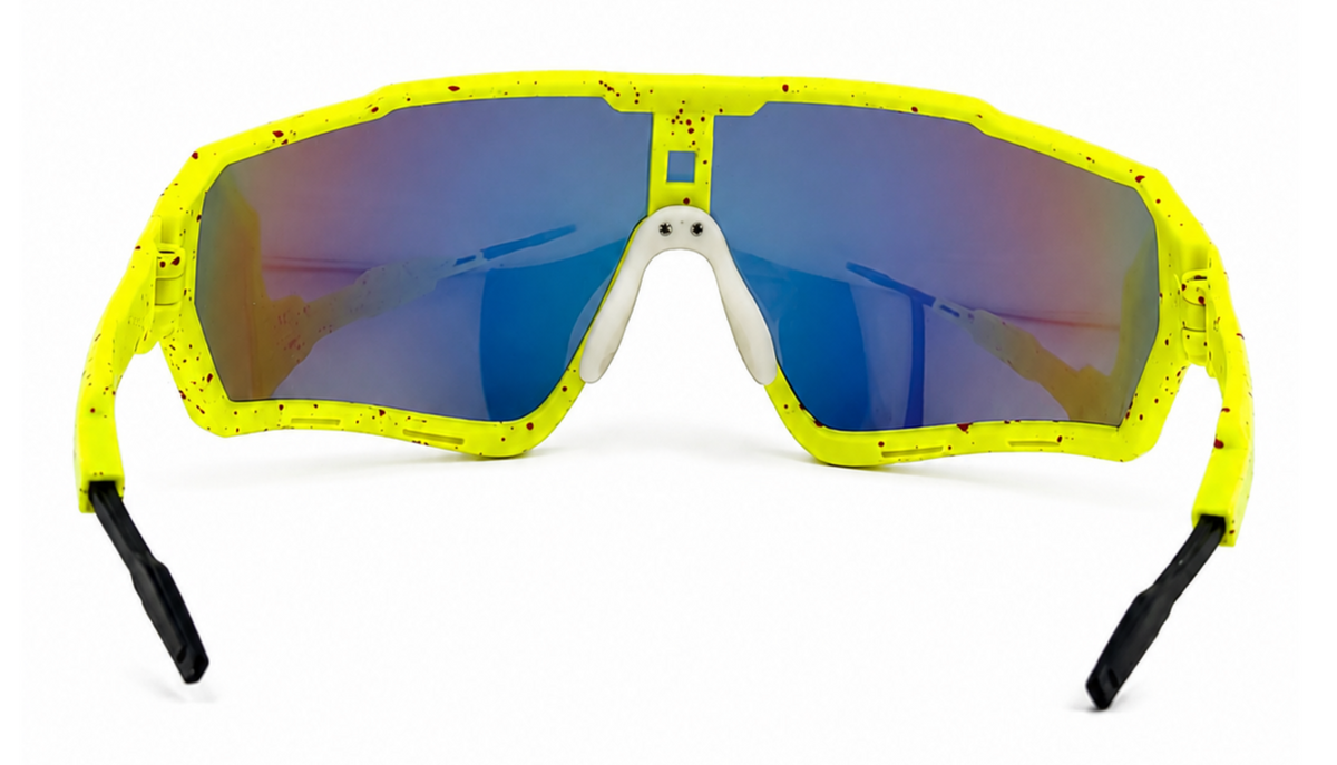 Neon Rush Shield Sunglasses