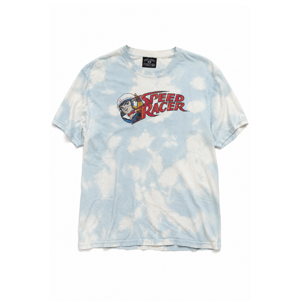 Vintage 90s Speed Racer Tie Dye Blue T-Shirt