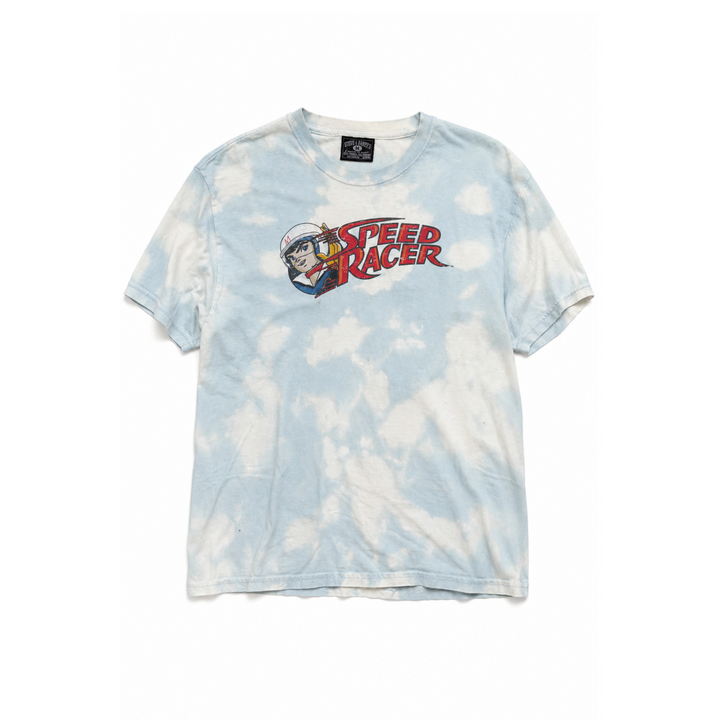 Vintage 90s Speed Racer Tie Dye Blue T-Shirt