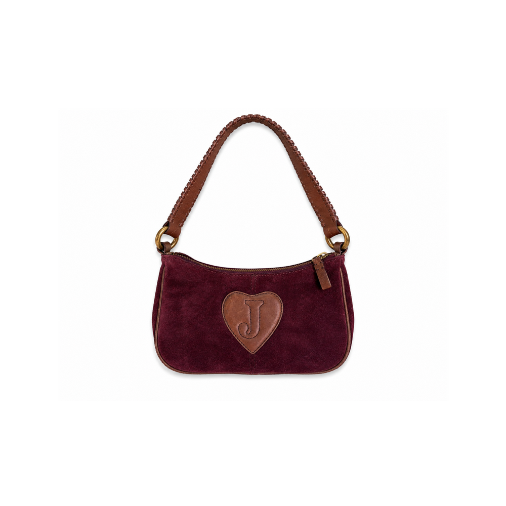 Purple & Brown Juicy Couture Leather Bag