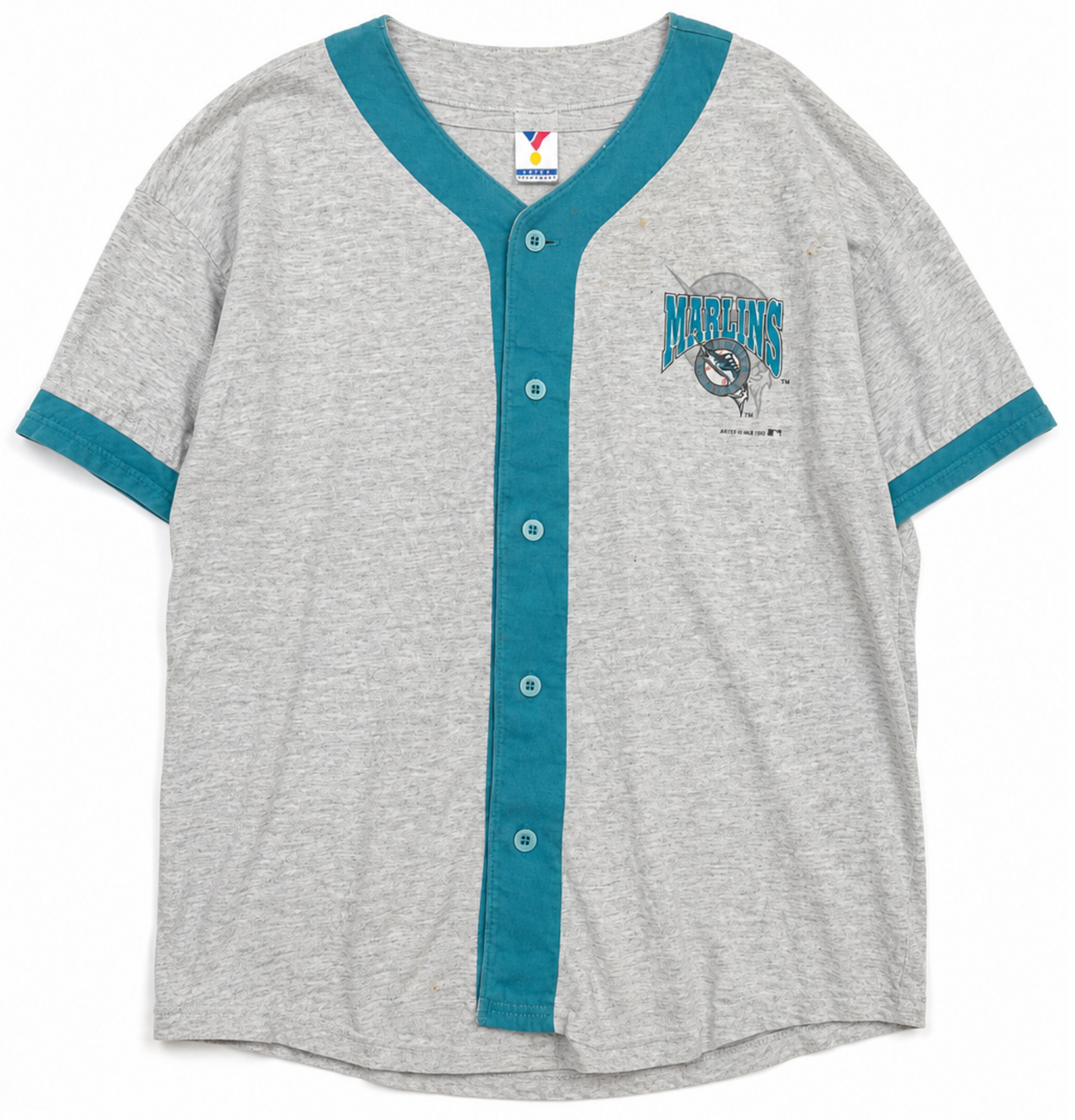 Vintage 1993 Florida Marlins Jersey Style T-Shirt