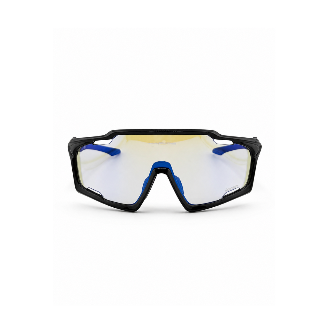 KAPVOE Crystal Blue Shield Sunglasses