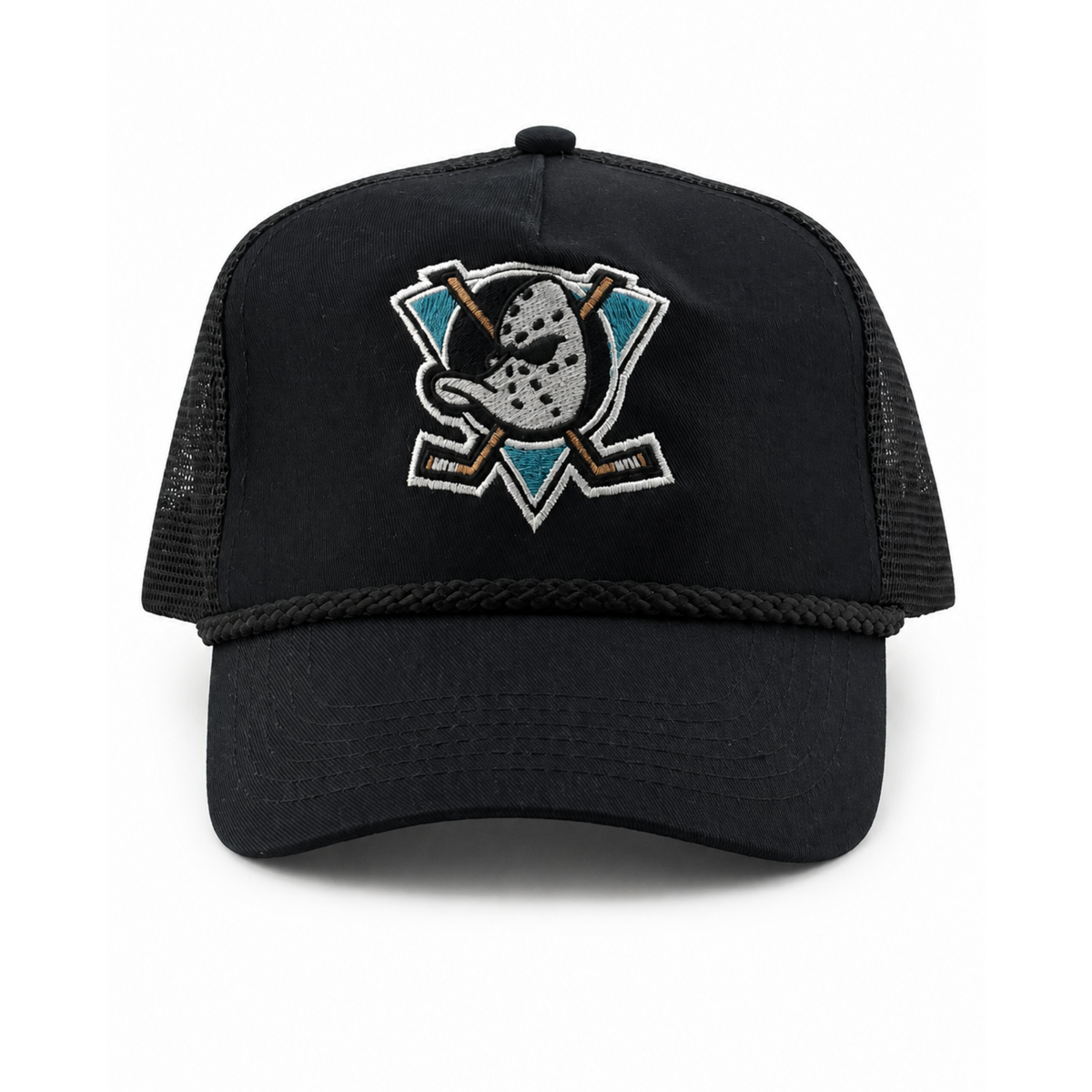Vintage Braided Cord Anaheim Mighty Ducks Hat