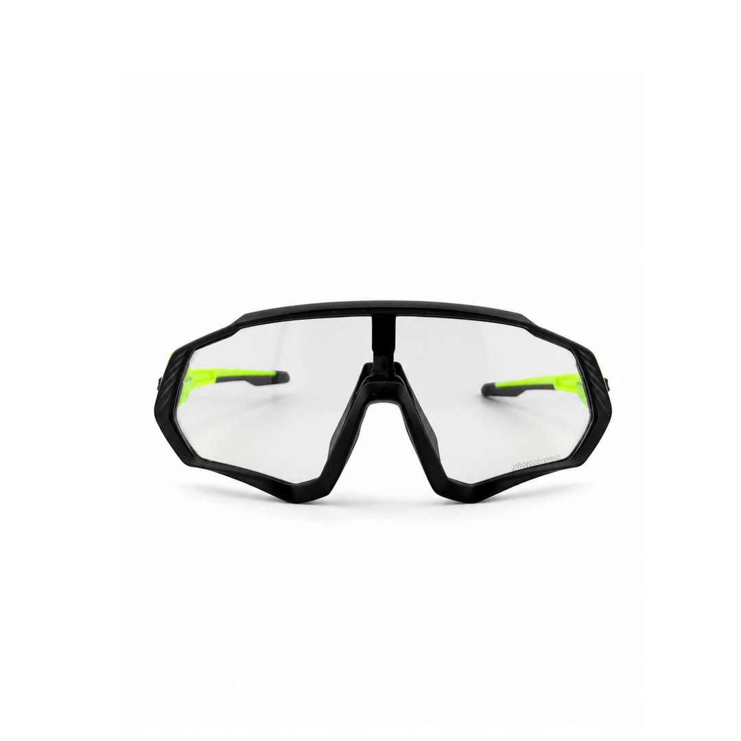KAPVOE Neon Edge Clear Shield Sunglasses