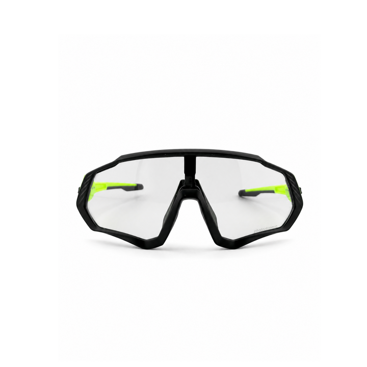 KAPVOE Neon Edge Clear Shield Sunglasses