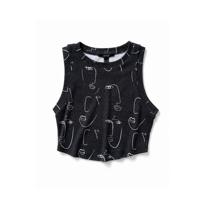 Cropped Picasso Tank Top