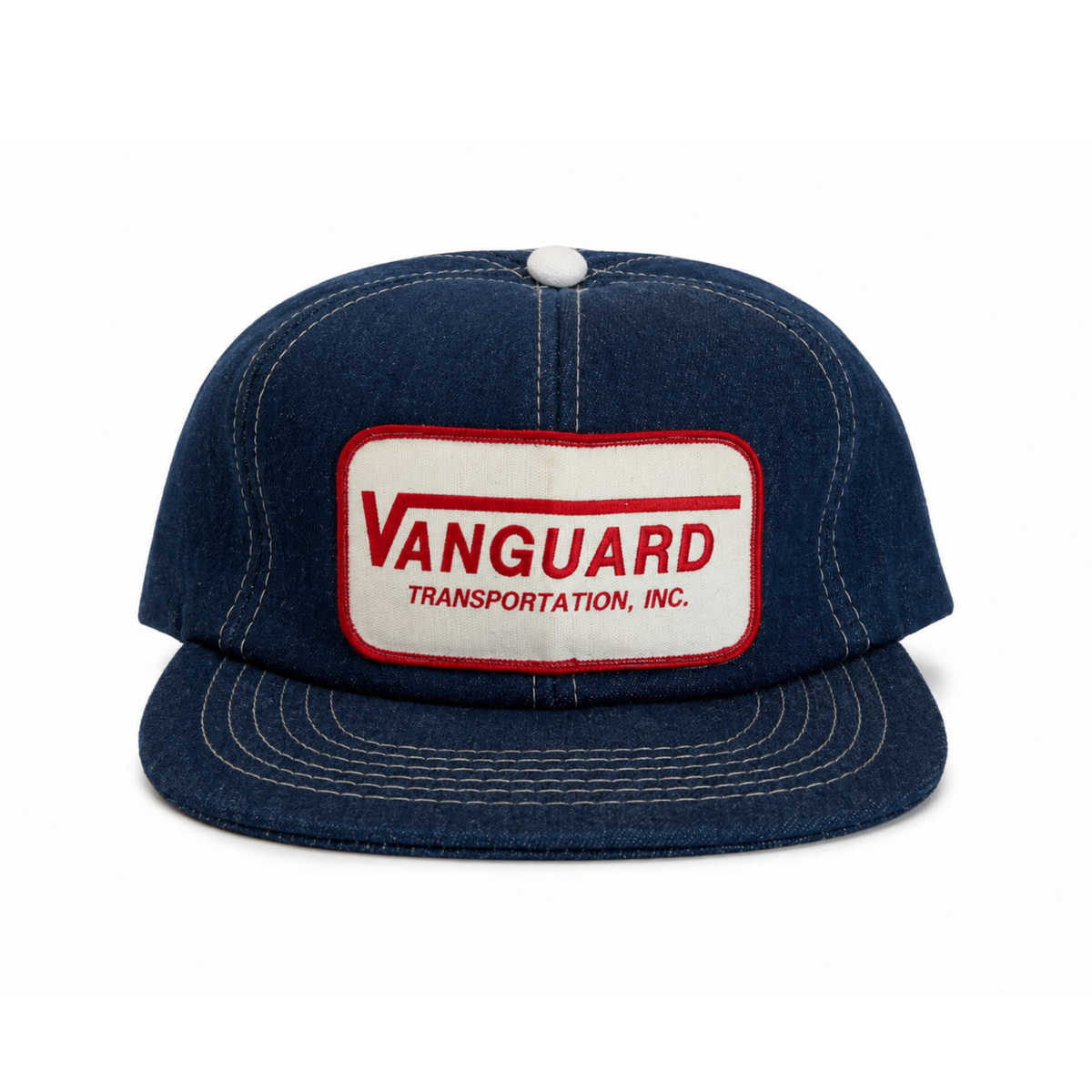 Vintage Denim 'Vanguard Transportation' Flat Brim Hat