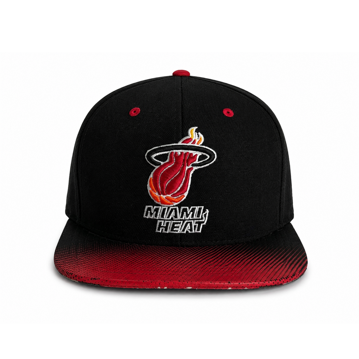 Vintage 'Miami Heat' Mitchell & Ness Flat Brim Hat