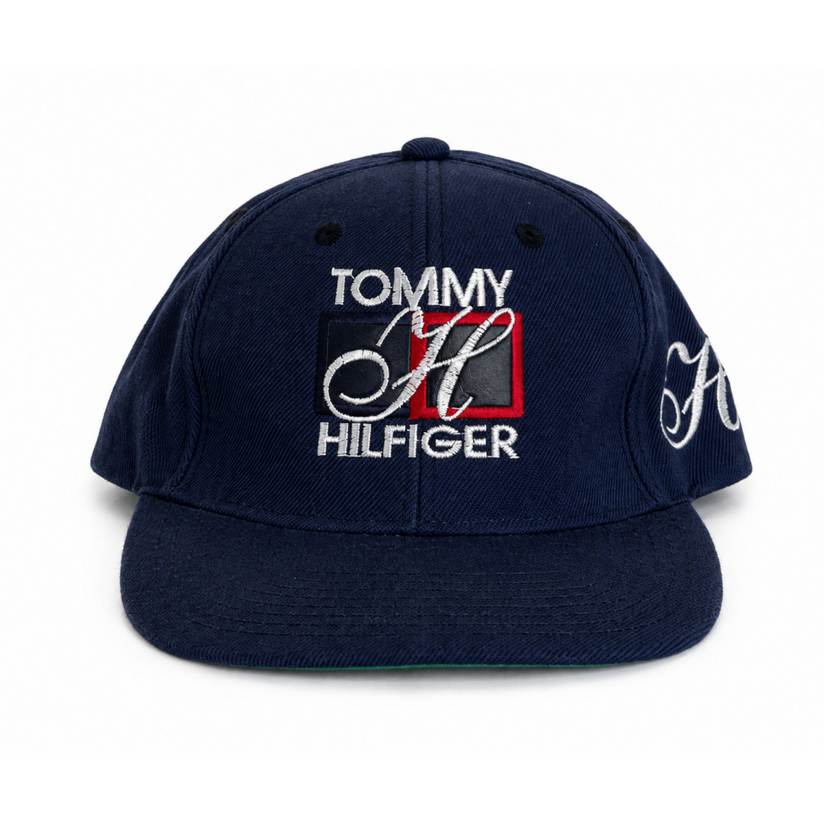 Vintage 'Cursive H' Tommy Hilfiger Flat Brim Hat