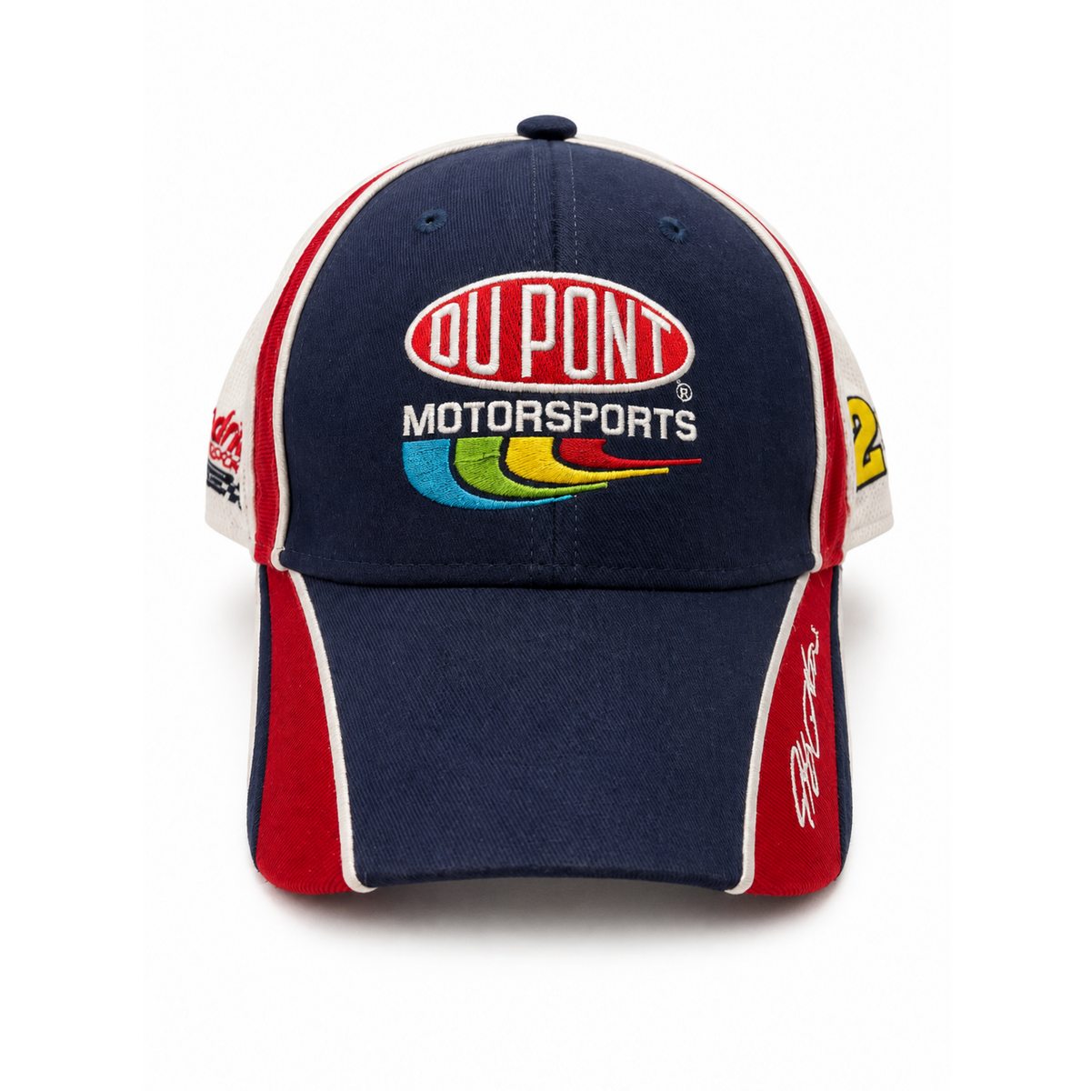 Navy, Red & White Mesh Jeff Gordon Dupont Hat