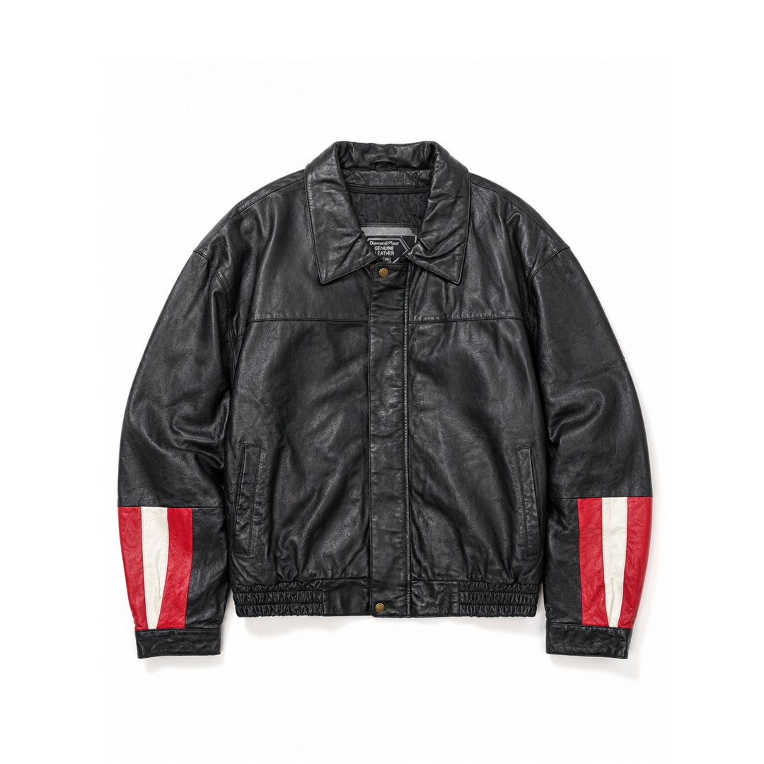 USA Leather American Eagle Flag Leather Jacket