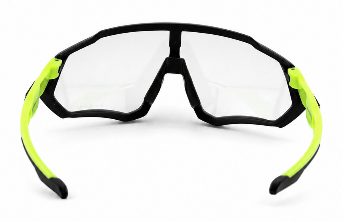 KAPVOE Neon Edge Clear Shield Sunglasses