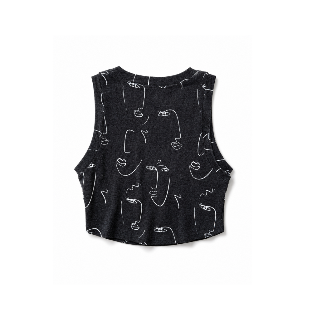 Cropped Picasso Tank Top