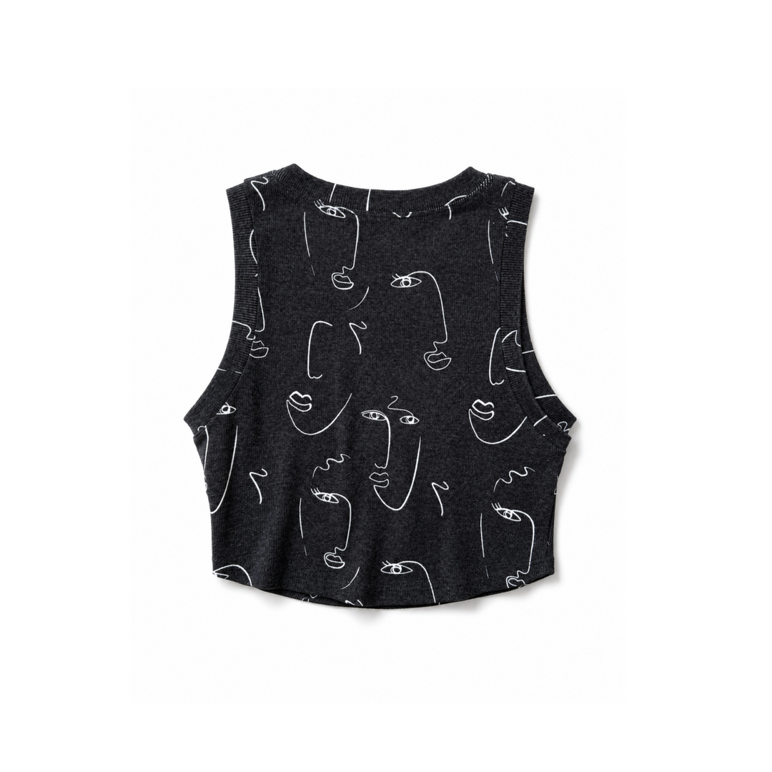 Cropped Picasso Tank Top