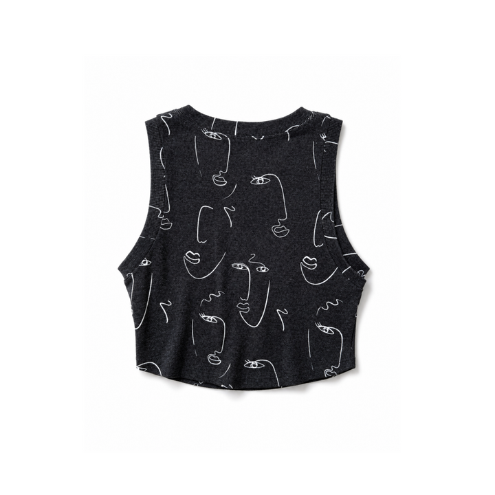 Cropped Picasso Tank Top