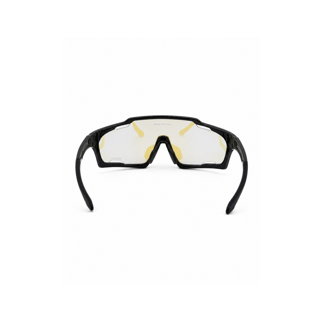 KAPVOE Crystal Blue Shield Sunglasses