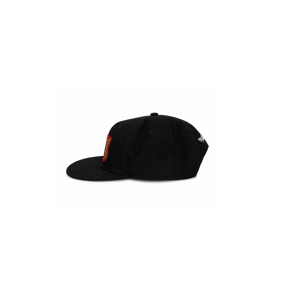 Vintage Black Mitchell &amp; Ness 76ers Flat Brim Hat
