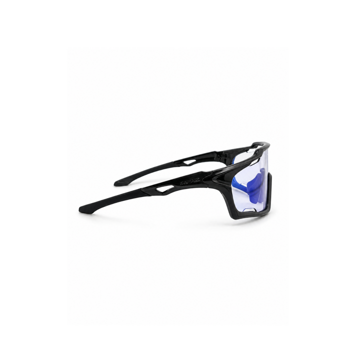 KAPVOE Crystal Blue Shield Sunglasses