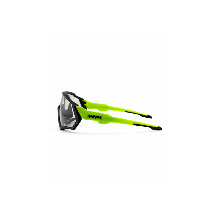 KAPVOE Neon Edge Clear Shield Sunglasses