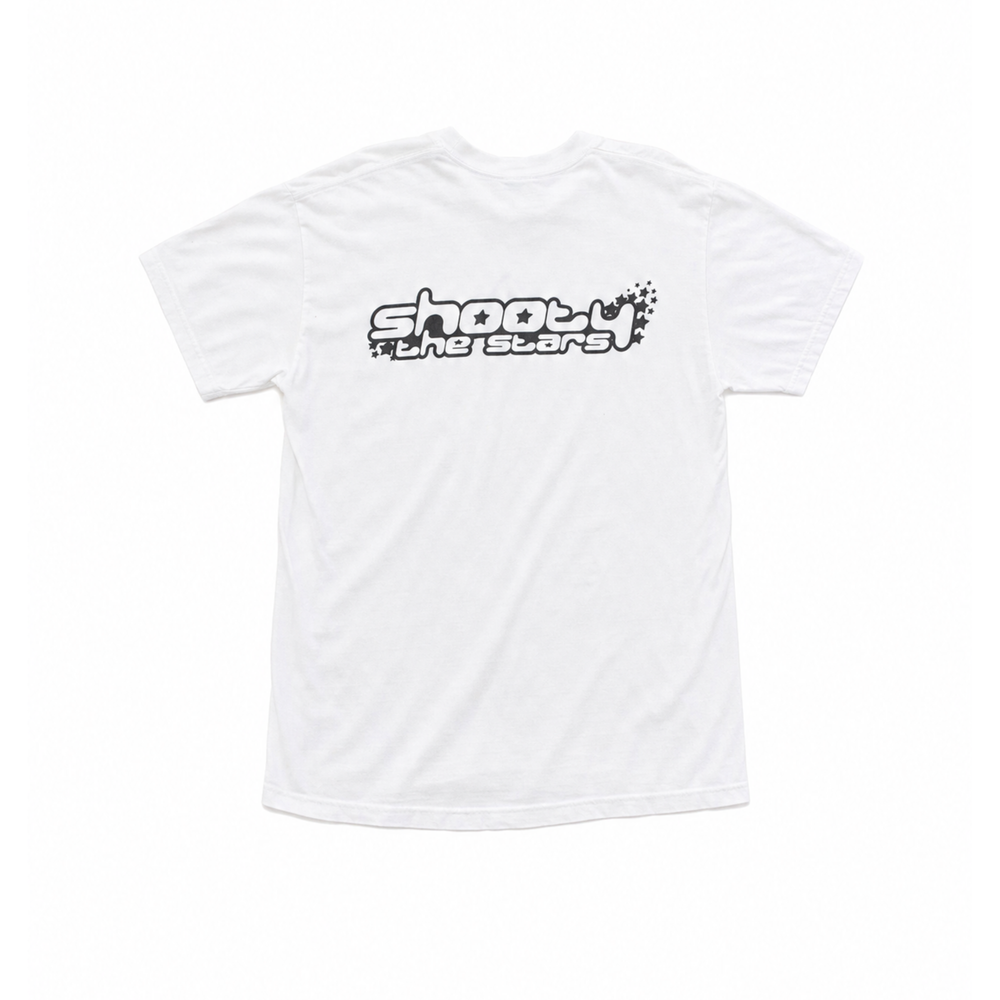 White 'Shooty the Stars' Graphic T-Shirt