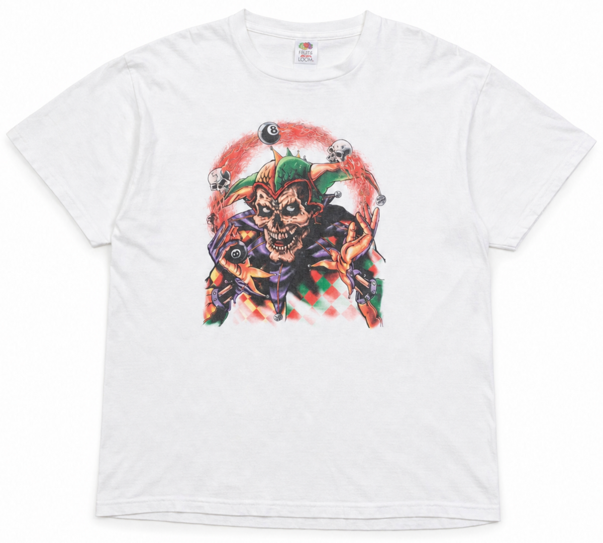Vintage 'Skull Joker' Graphic T-Shirt