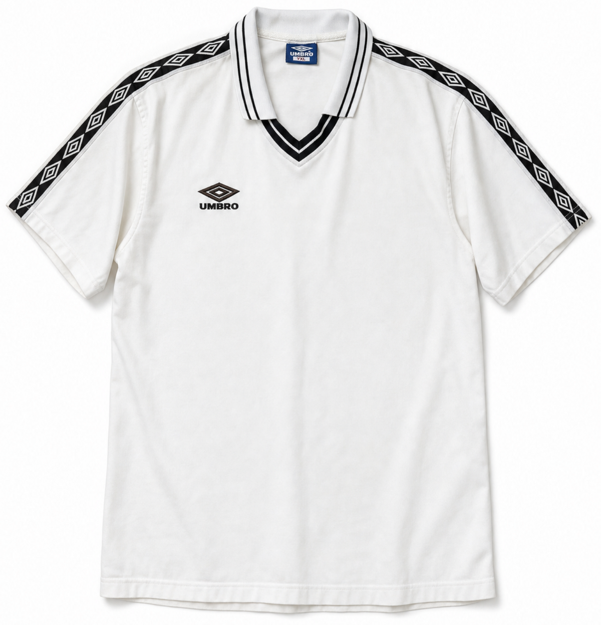 Vintage Umbro-Shoulder Logo Polo T-Shirt