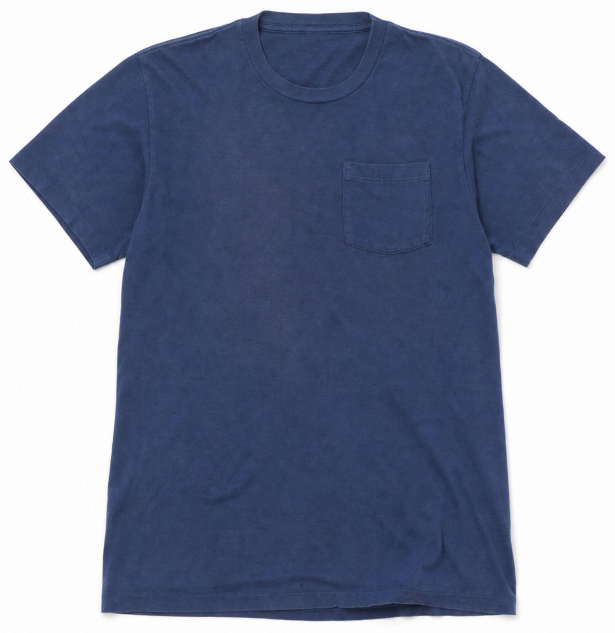 Navy Plain Pocket Tee