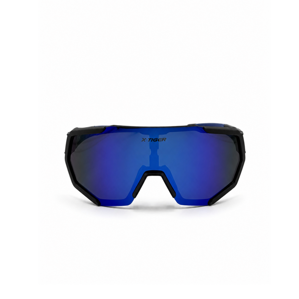 Blue Velocity Shield Sunglasses
