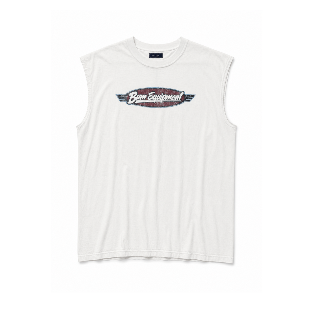 B.U.M. Equipment Vintage Logo Muscle Tee
