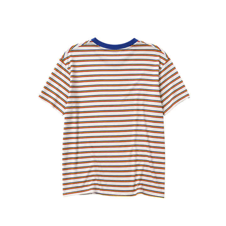Vintage Polaroid Cameras Striped T-Shirt