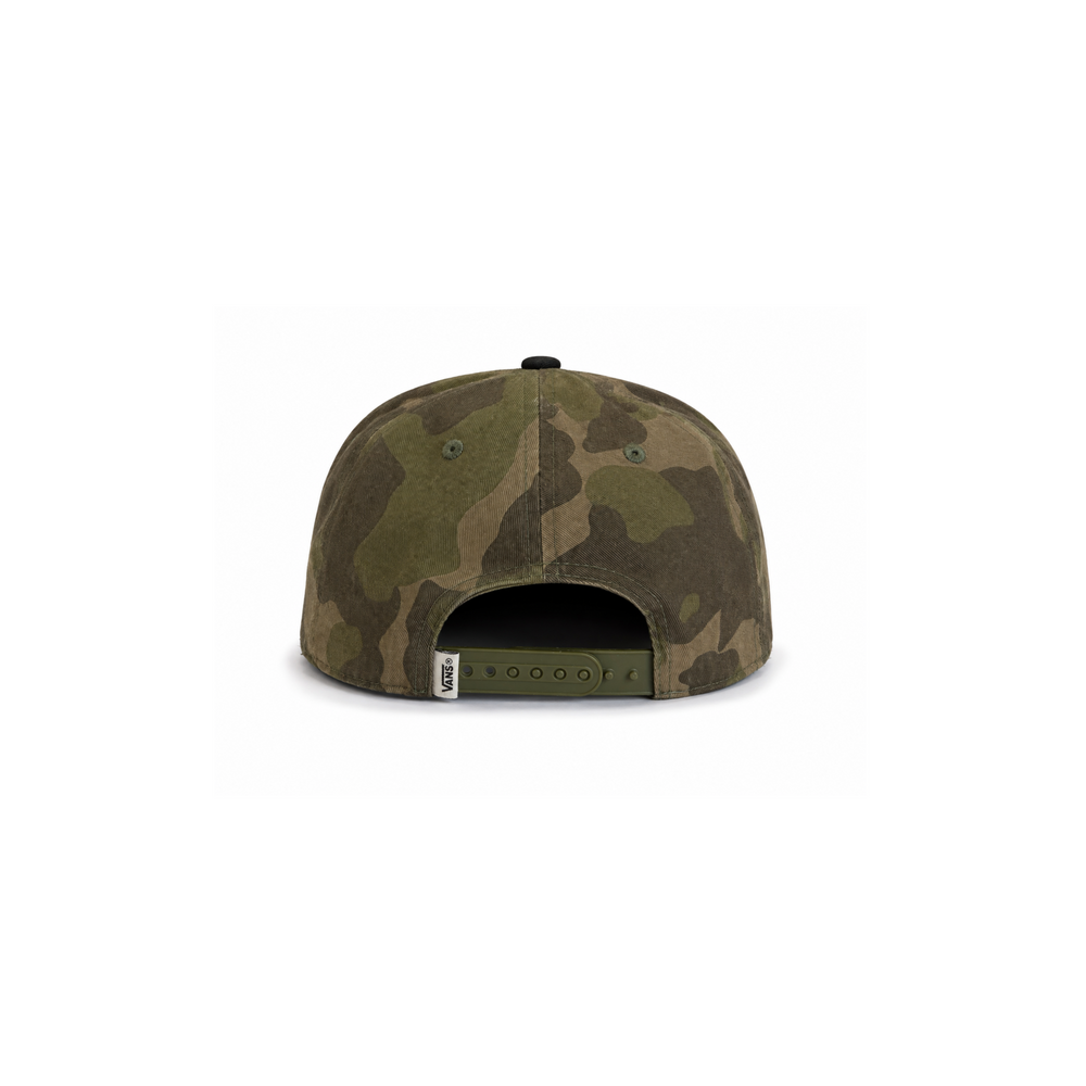 Camo 'Vans Off The Wall' Flat Brim Hat