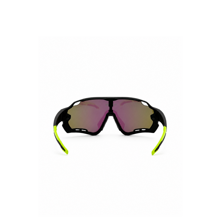 EnzoDate Electric Blue Shield Sunglasses