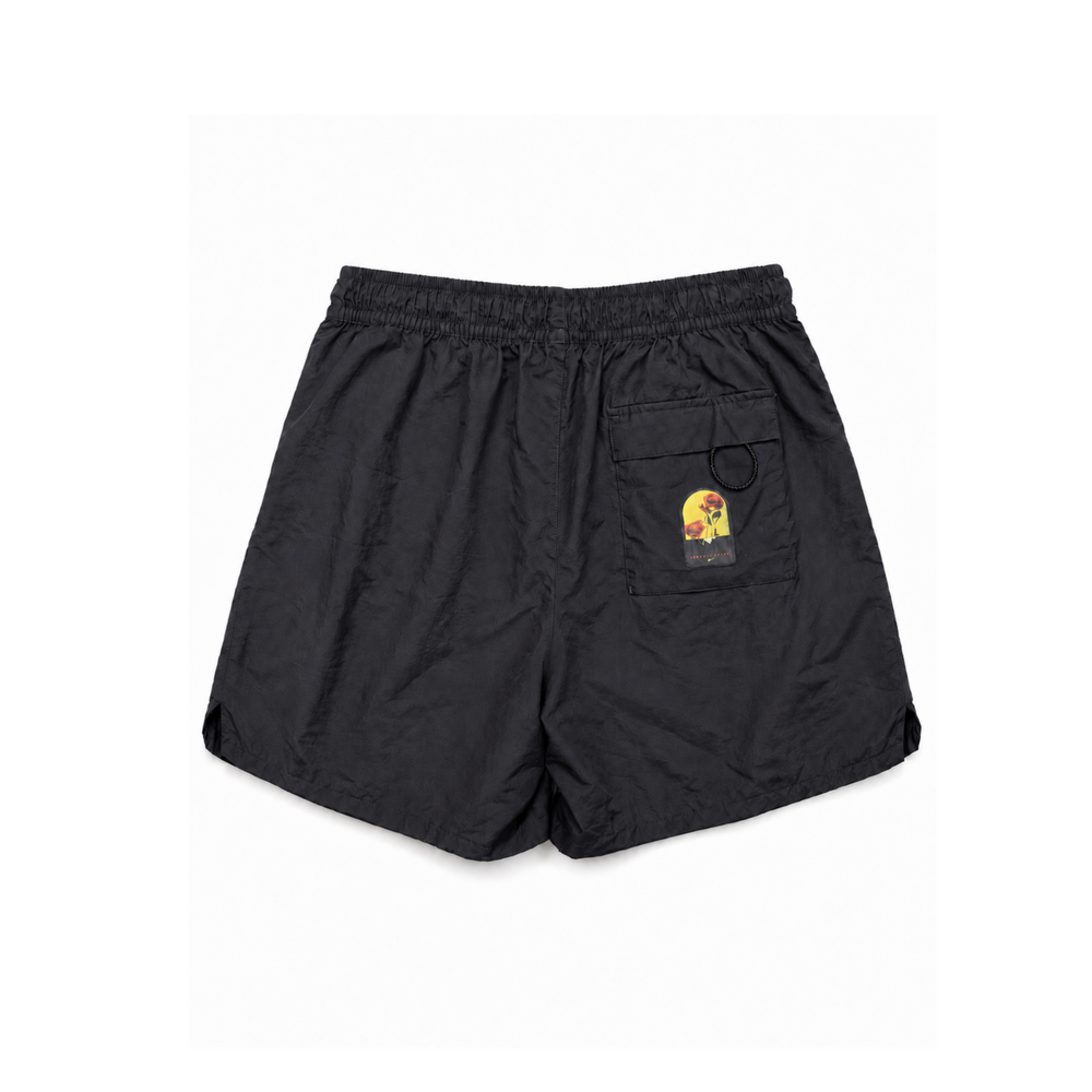 Nike Black 'Roses' Men's Swim Trunks