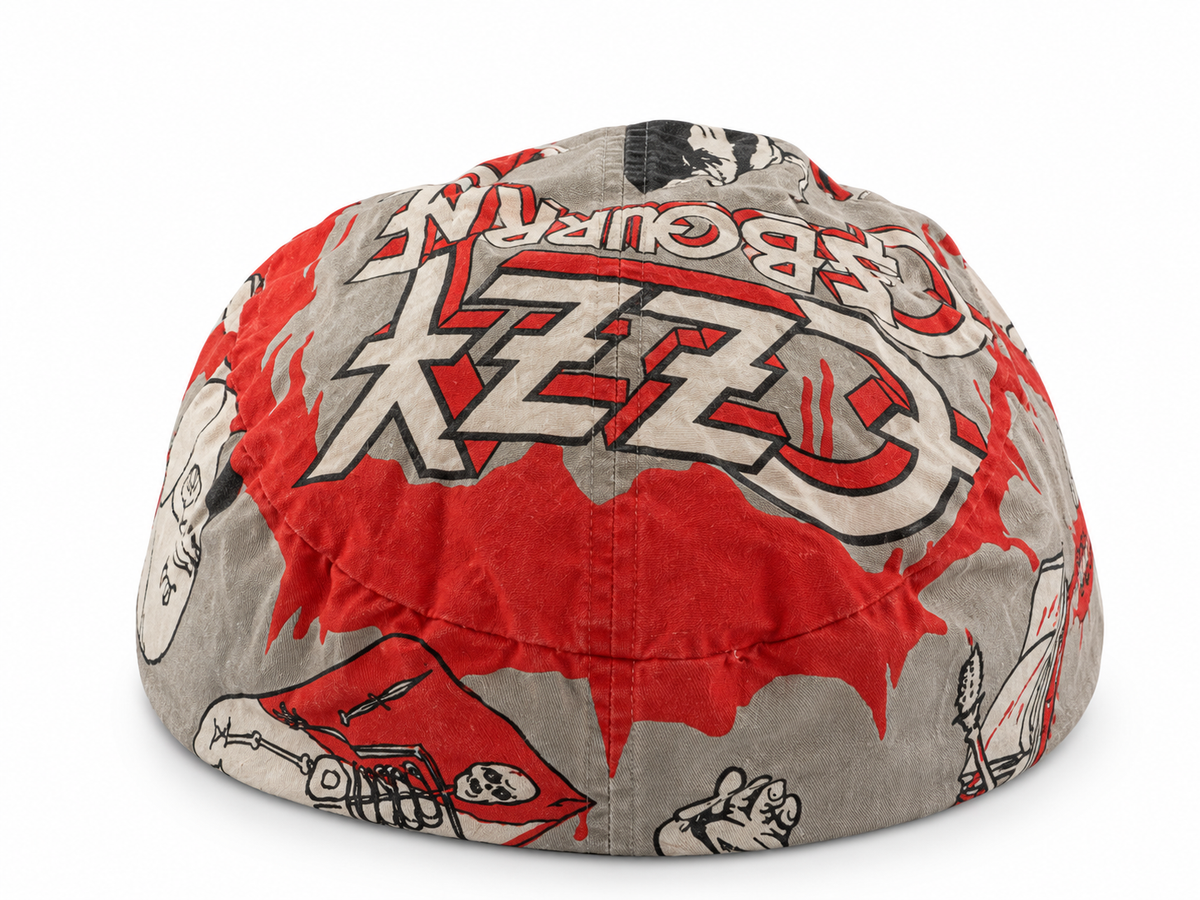Vintage 'Ozzy Osbourne' Leather Brim Hat