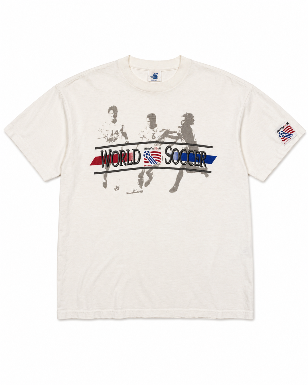 Vintage World Soccer USA Classic 90s Sports Graphic Tee