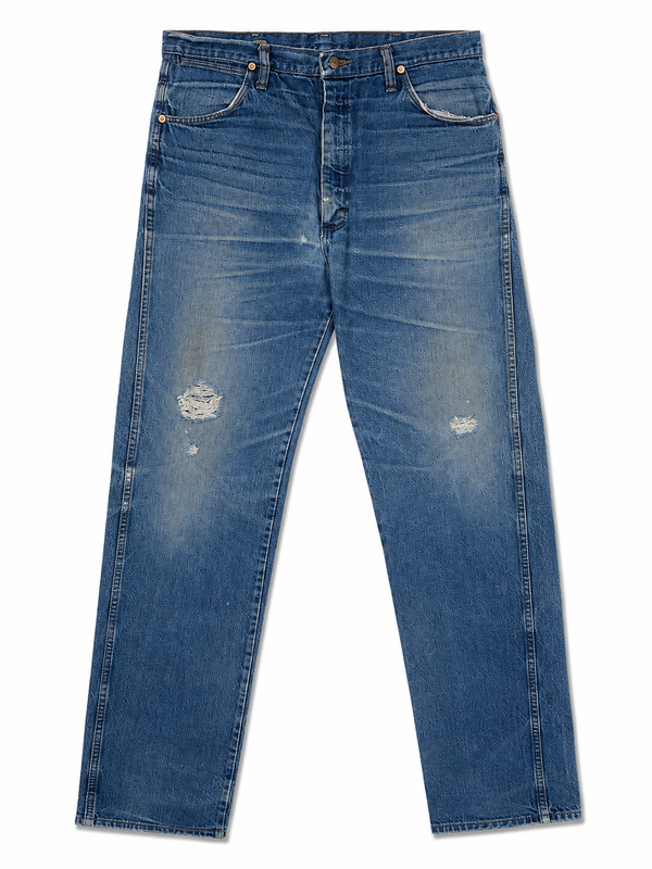 Vintage Wrangler Denim Jeans with Classic W Back Pocket Stiching